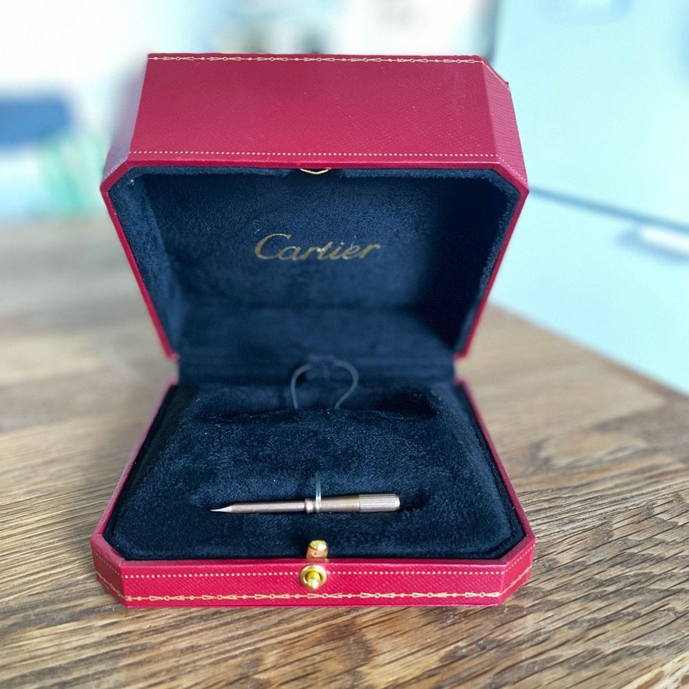 Cartier Love Bracelet Box with screw.